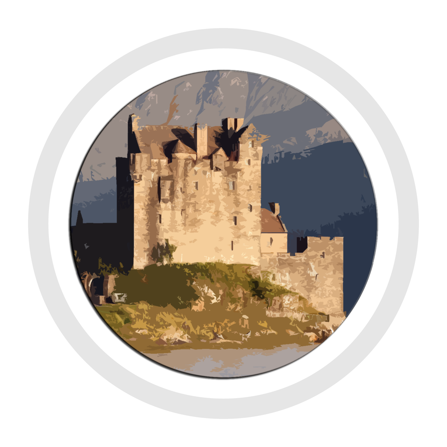 Scoport Fr Building - Eilean Donan Castle (1500x1500), Png Download