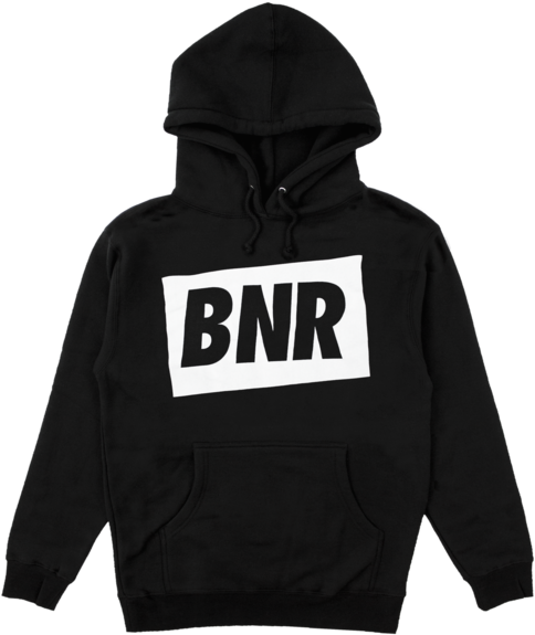 Black W/ White - Pardon My French Hoodie (600x600), Png Download