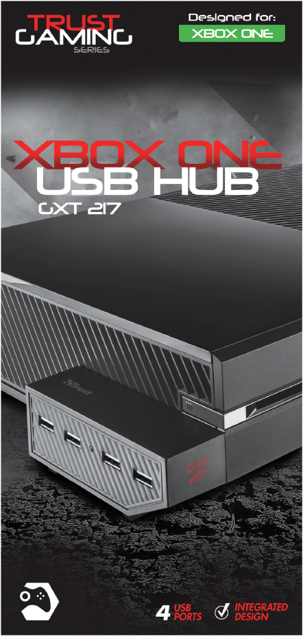 Gxt 217 Usb Hub For Xbox One - Gadget (514x999), Png Download