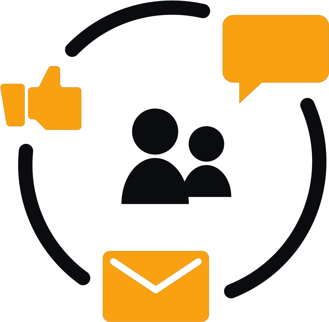 Communication Icon Png - Digital Marketing Icon Png (1200x1200), Png Download
