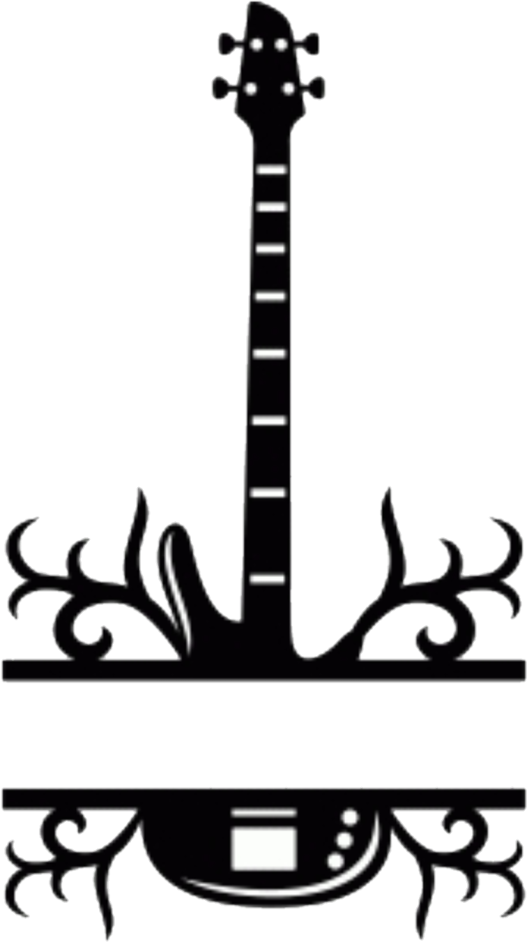 Guitar Sticker (1024x1407), Png Download