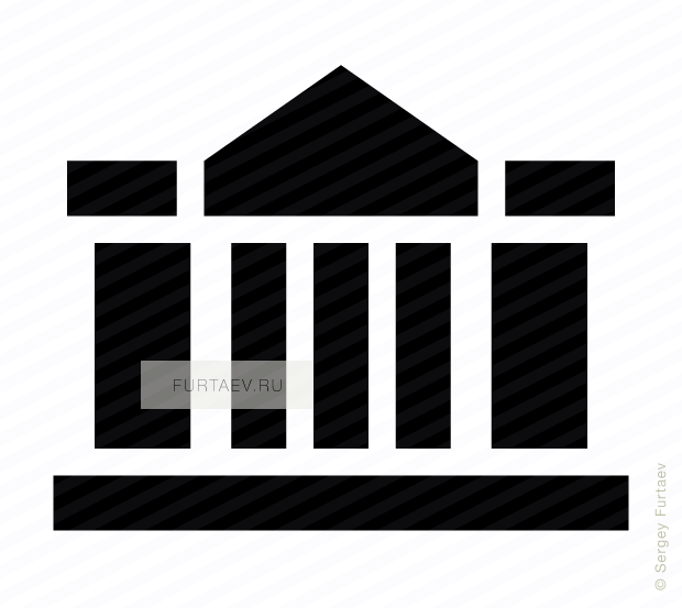 Bank Icon - Architecture (620x553), Png Download