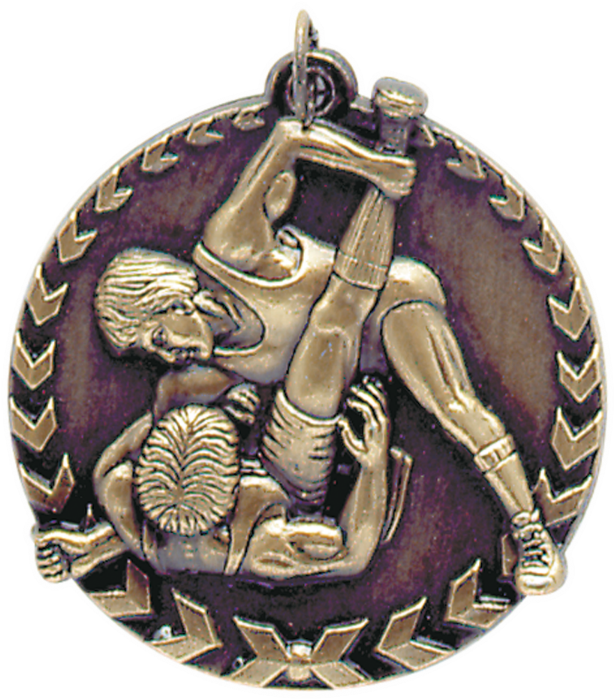 Wrestling Millennium Medal - Medal (683x750), Png Download