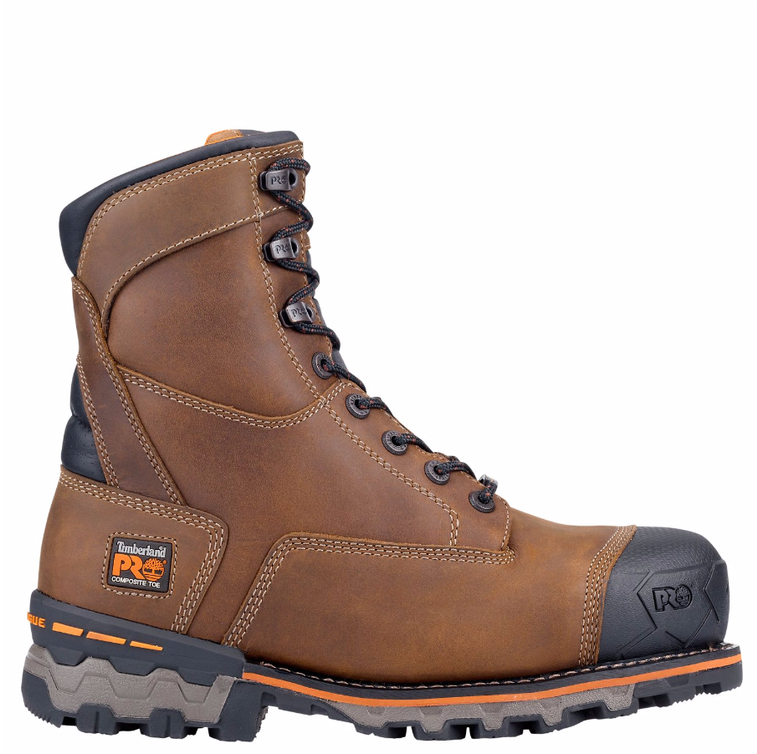 Timberland Pro Boondock 8″ Brown Waterproof Comp Toe - Timberland Pro Scarpe (1280x753), Png Download