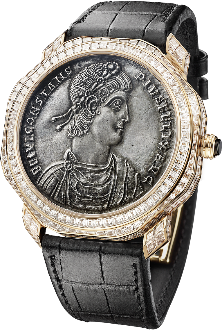 Octo Finissmo Watch Watch Rose Gold Gold - Bulgari (1800x1405), Png Download