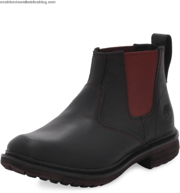 Men's Timberland 5857r Ek Tremont Chelsea Black - Wooden Chelsea Boots Herre (600x750), Png Download