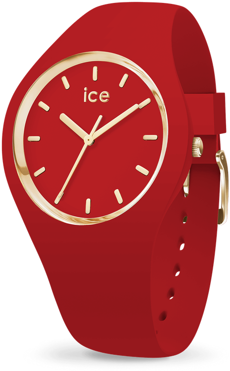 Ice-watch Ice Glam Red Rose Gold Watch - Zegarek Ice Watch (800x800), Png Download