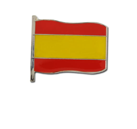 Spain Large Flag Badge - Flag (572x541), Png Download
