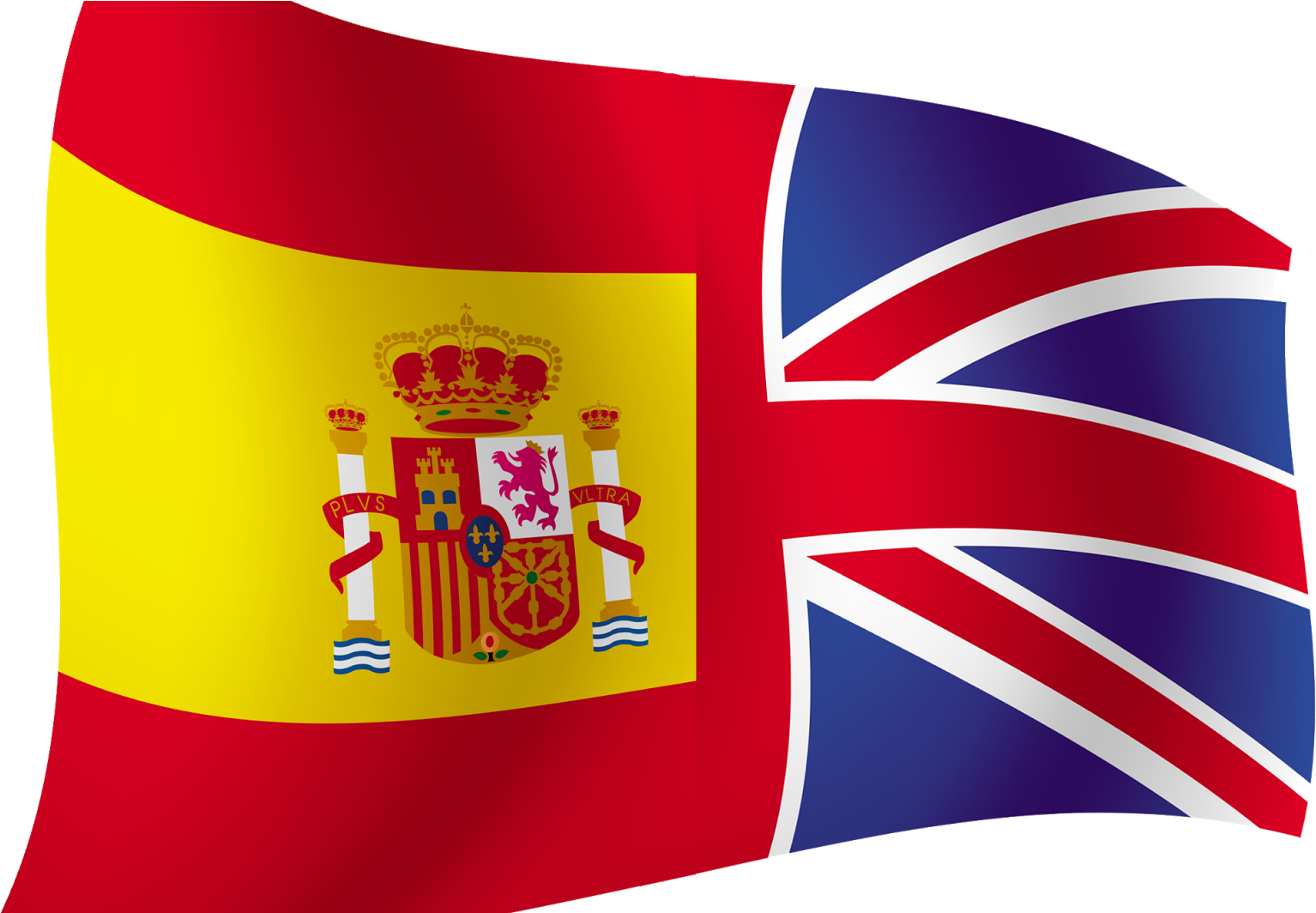 As The Gradual Selection Of One Way To Do The Subjunctive - Spain Flag (1597x1063), Png Download