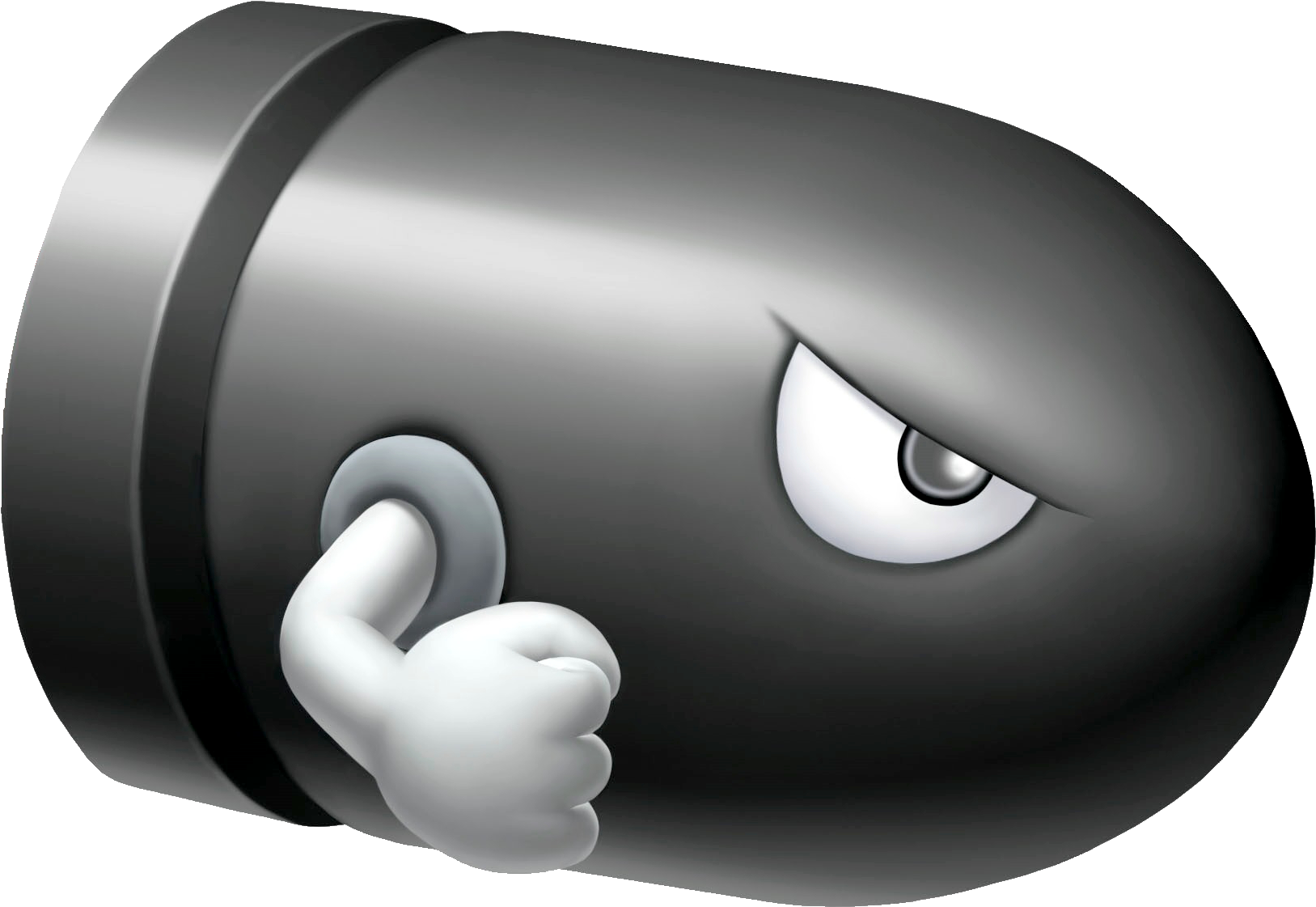 Bullet Bill Mkw2-1 - Cartoon (1692x1298), Png Download