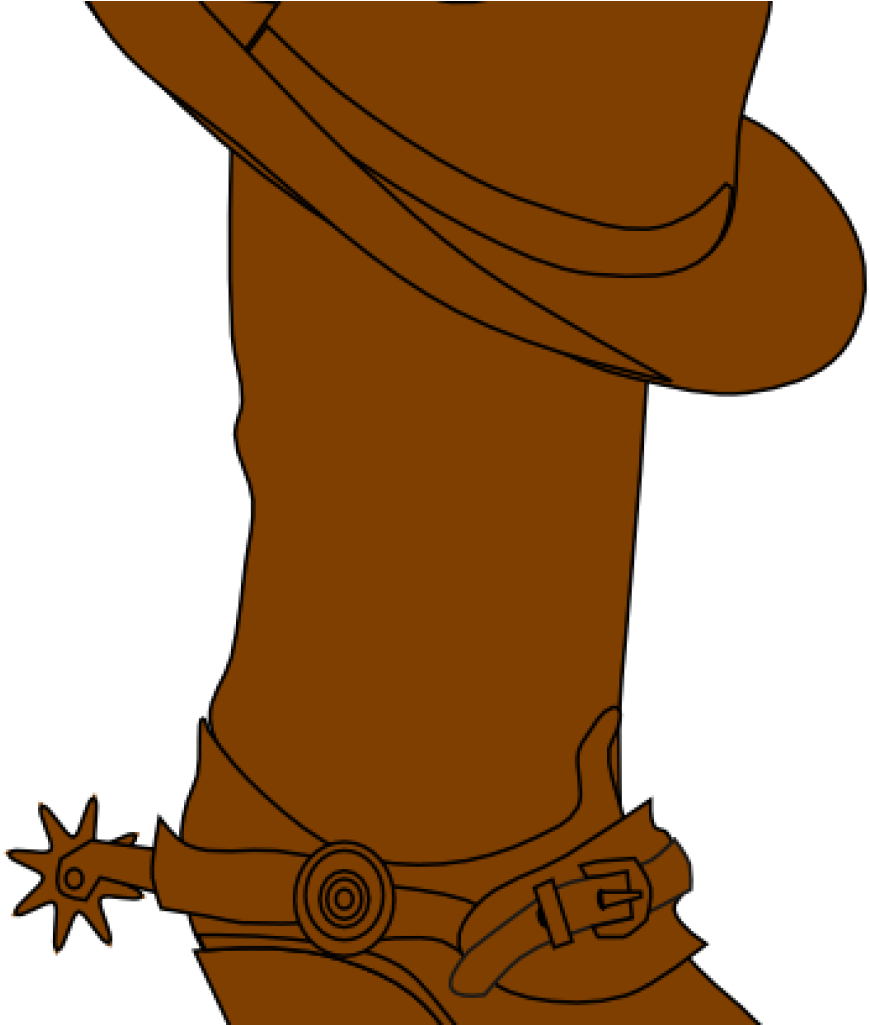 Cowgirl Boots Clip Art Cowboy Hat And Boot Clip Art - Cartoon (1024x1024), Png Download