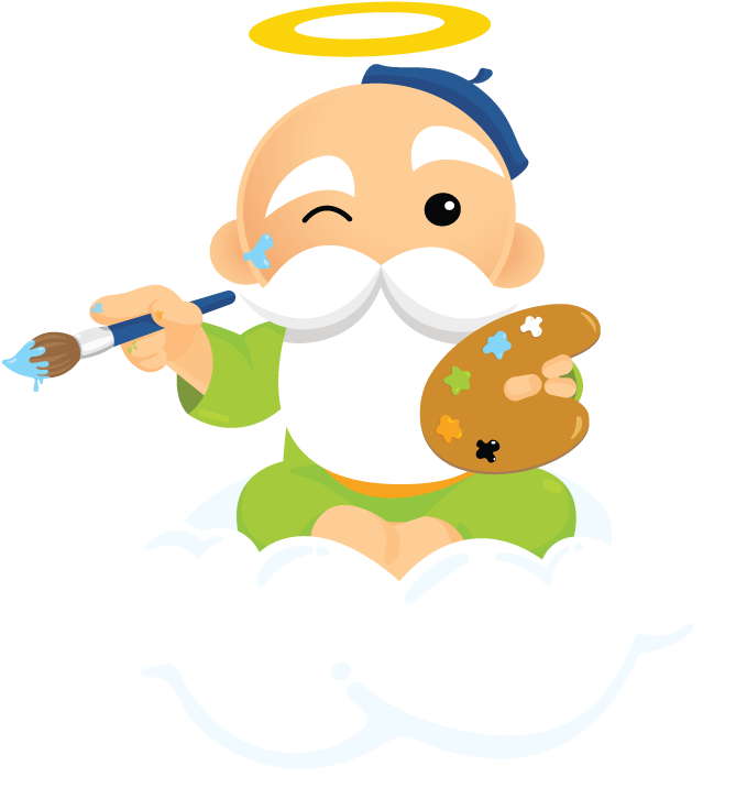 Dewaweb Mediakit - Cartoon (676x724), Png Download