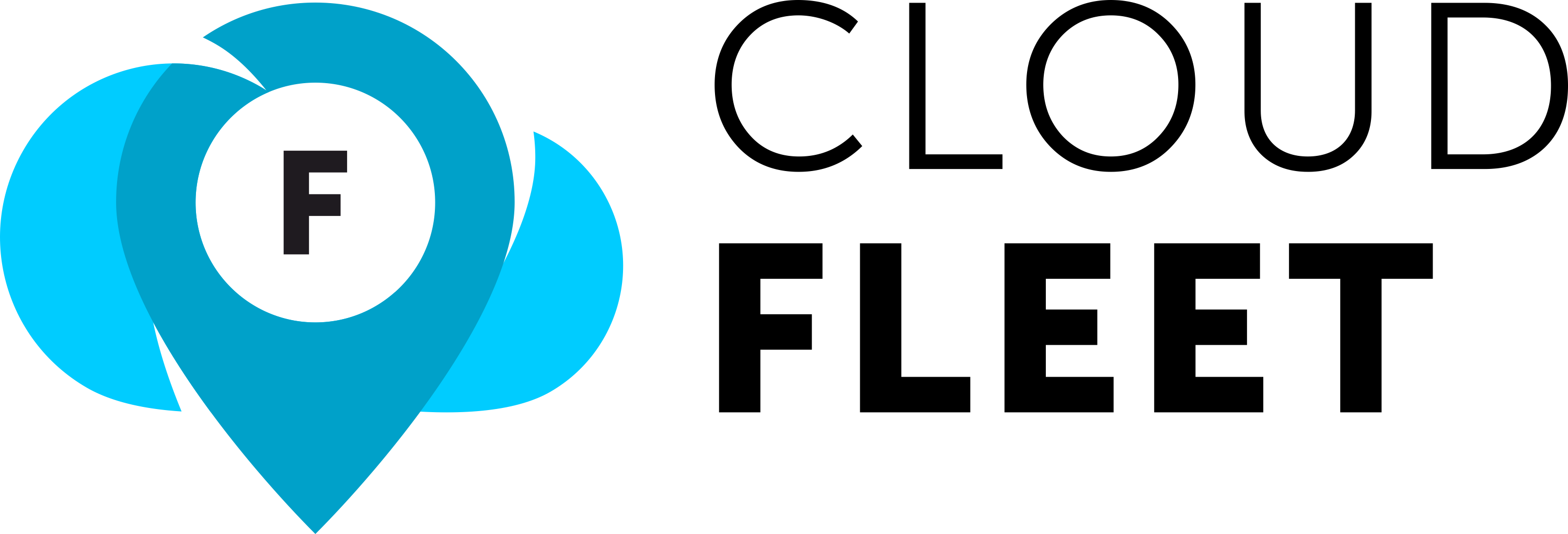 Cloud Fleet Logo For White - Circle (3000x1021), Png Download