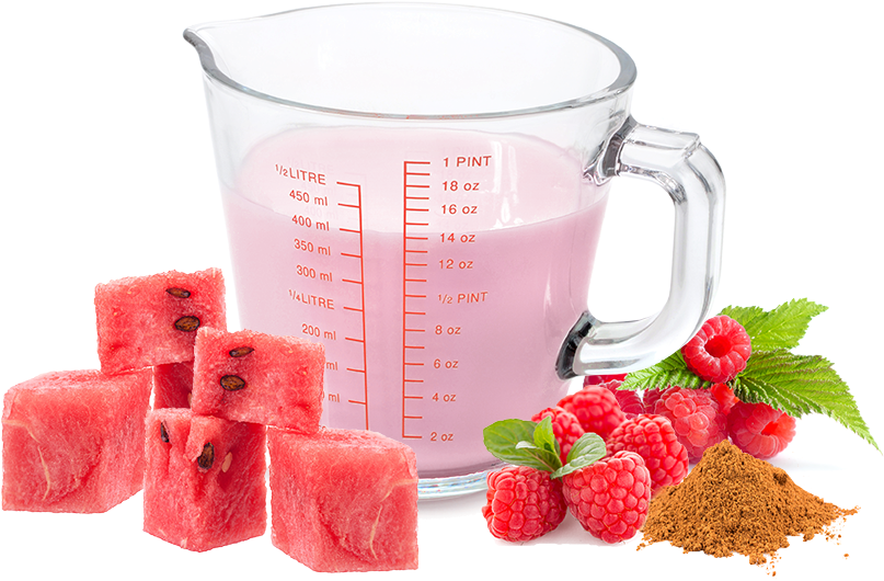 Watermelon And Berry Yogurt - Strawberry (1152x783), Png Download