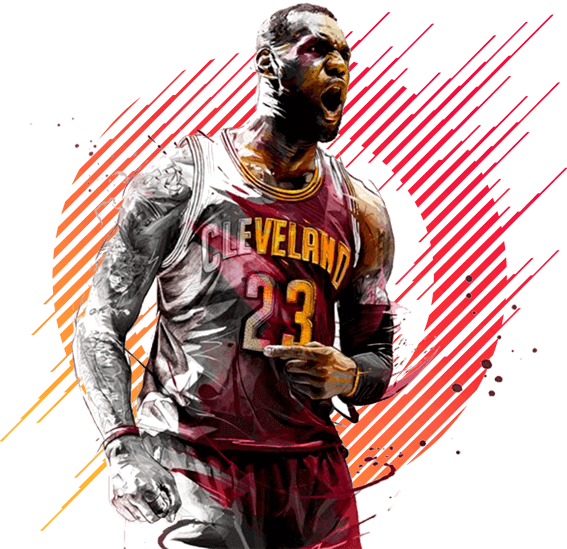 Nba 2k19 Mt - Lebron James (567x549), Png Download