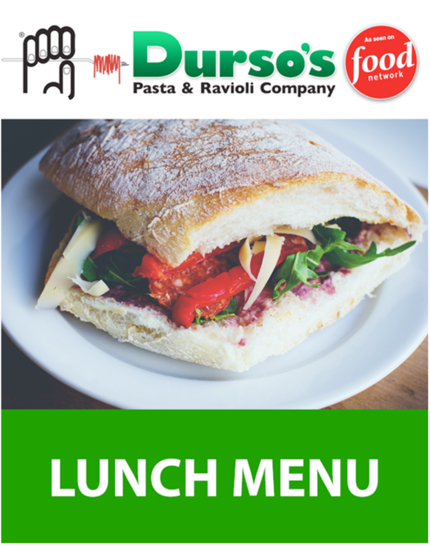 Dursos Lunch Menu - Food Network (960x800), Png Download