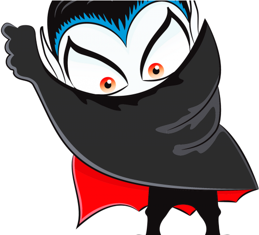 Dracula Clipart Head - Cartoon Vampire No Background (640x480), Png Download