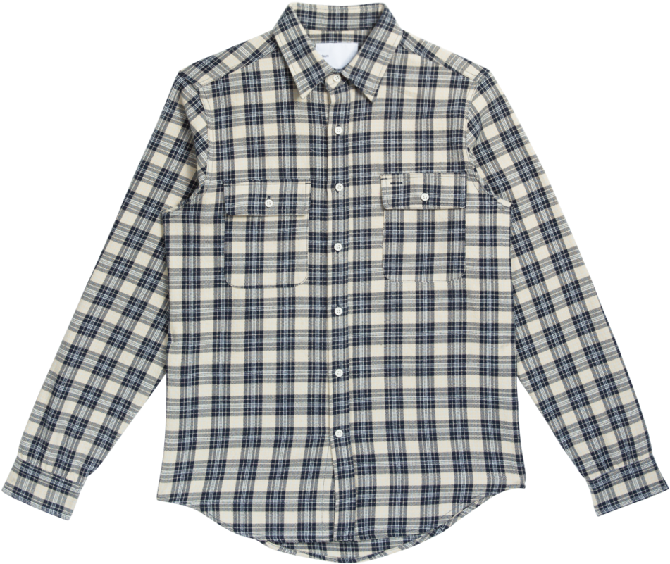 Adsum Workshirt Off-white - Camisa De Cuadros Mostaza (1024x1024), Png Download