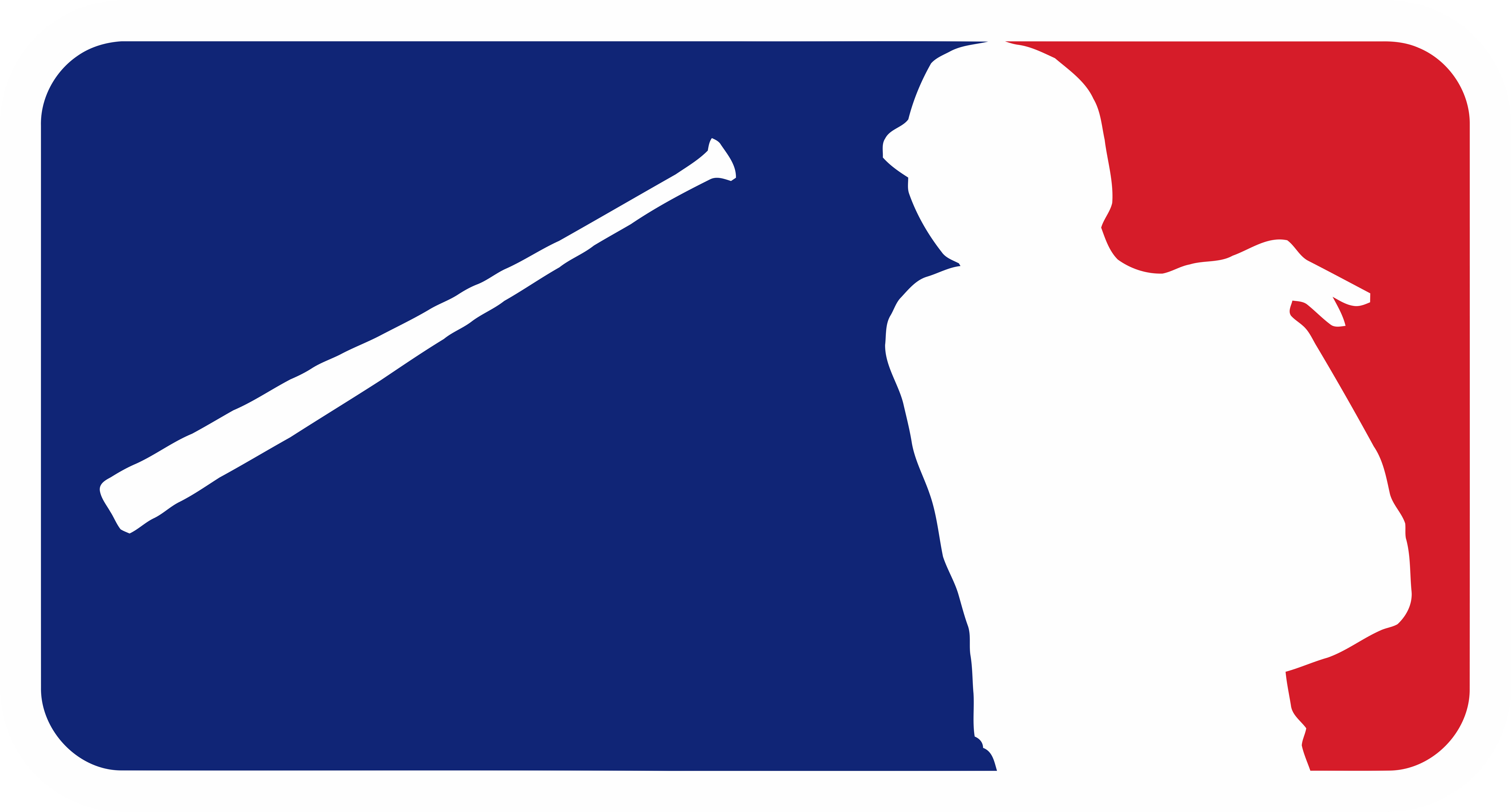 Bautista Bat Flip Mlb Logo (10000x6083), Png Download