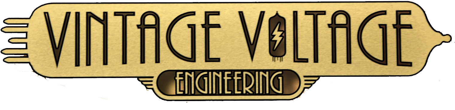 Vintage Vacuum Tube Logo (1531x399), Png Download