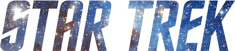 Star Trek Space Logo Men's Tall Fit T-shirt - Star Trek (850x603), Png Download