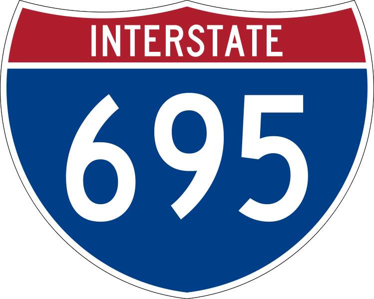Svg - Interstate 295 (749x599), Png Download