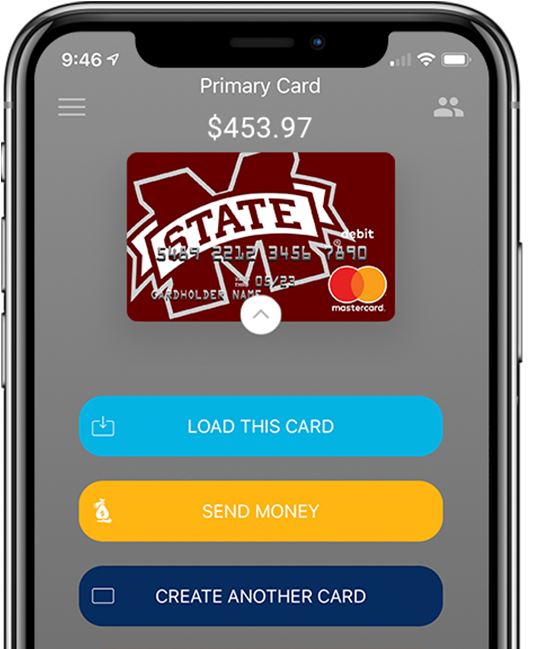 Mississippi State Bulldogs Fancard Prepaid Mastercard - Mississippi State University (646x682), Png Download
