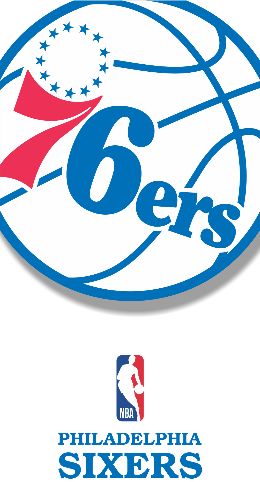 Philadelphia 76ers Transparente - Nba (1004x1974), Png Download