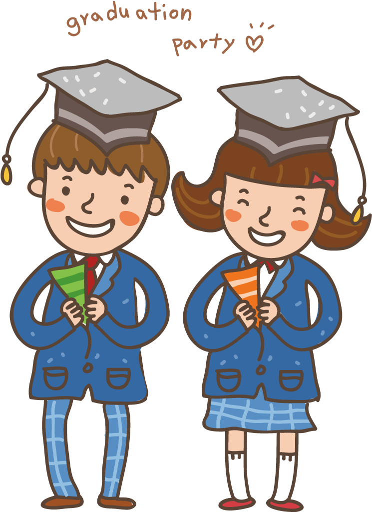Ceremony Clip Art Men And Women Students Ⓒ - Graduation Ceremony Clipart (1134x1134), Png Download