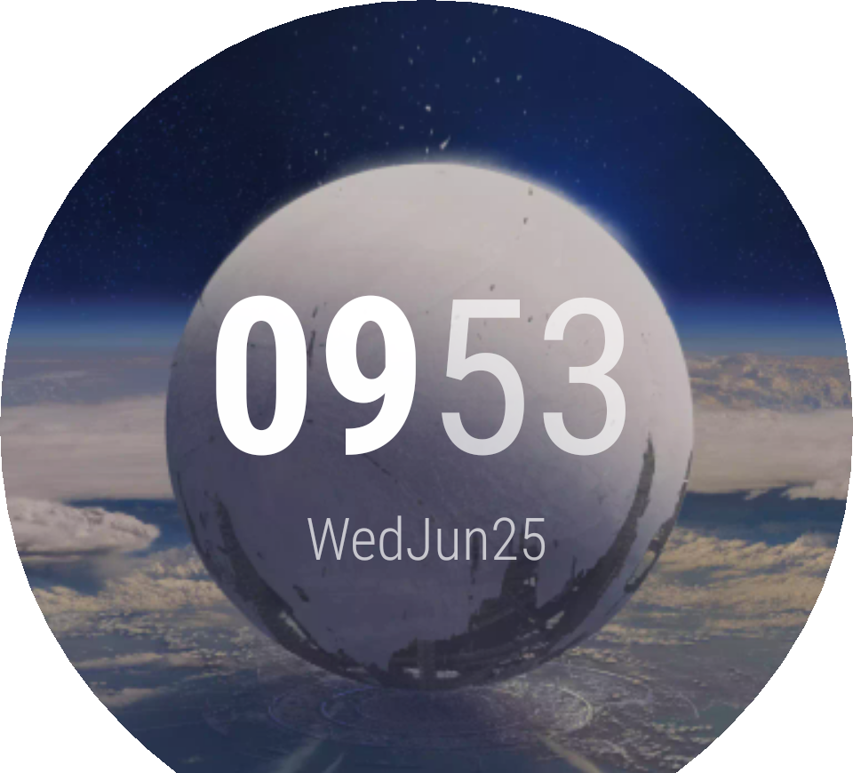 Destiny Watch Face Preview (960x870), Png Download