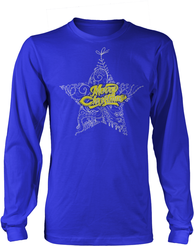 Blue Long Sleeve - Coast Guard Christmas Sweater (1000x1250), Png Download