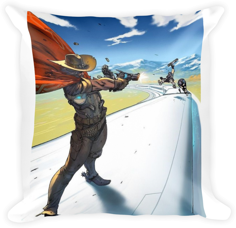 Overwatch Mcree - Overwatch Mccree Comic Cover (1000x1000), Png Download