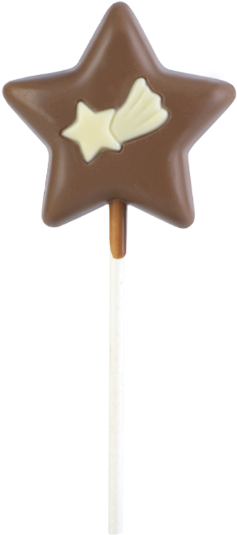 Lolly Christmas "star At - Star Chocolates Png (531x800), Png Download
