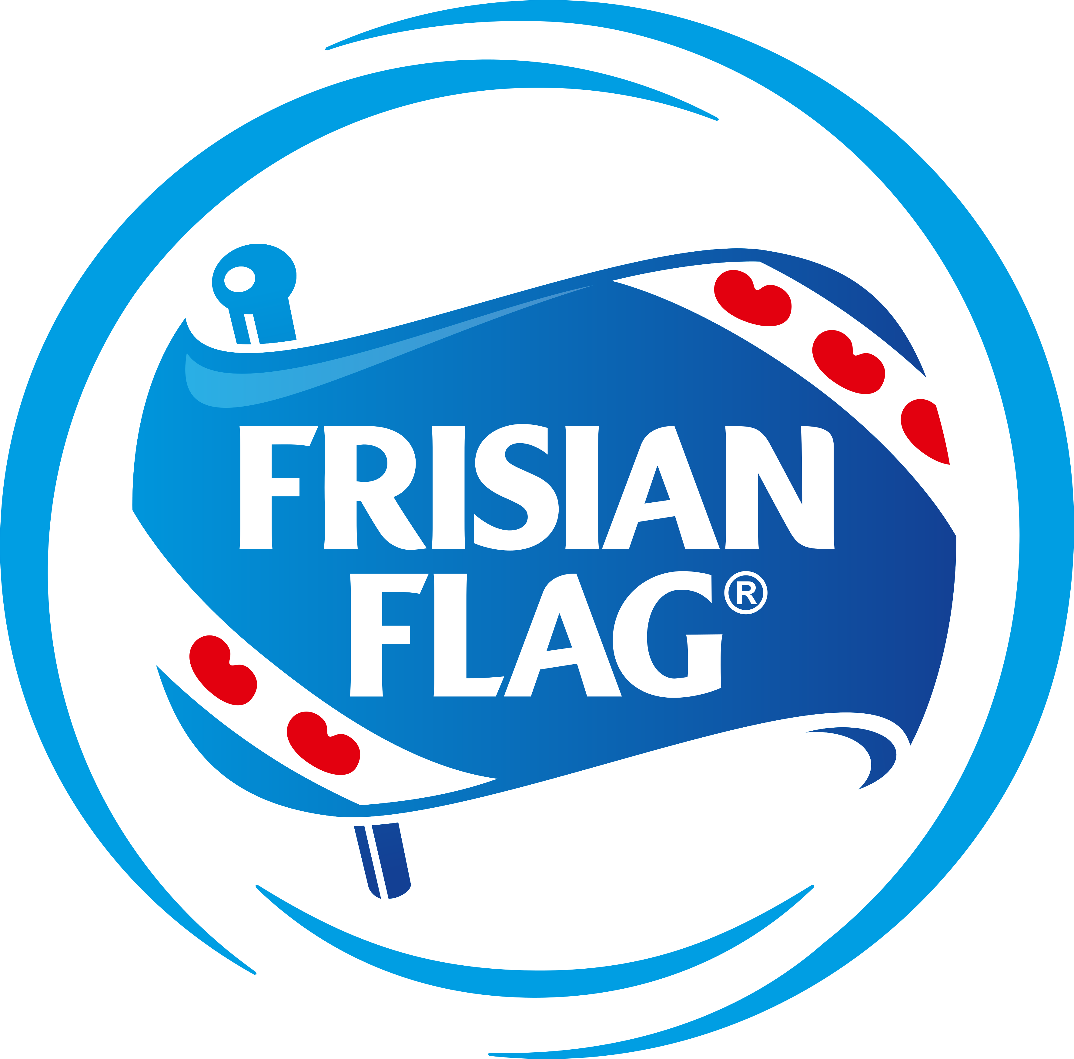 Frisian Flag Indonesia - Frisian Flag Logo (3543x3493), Png Download