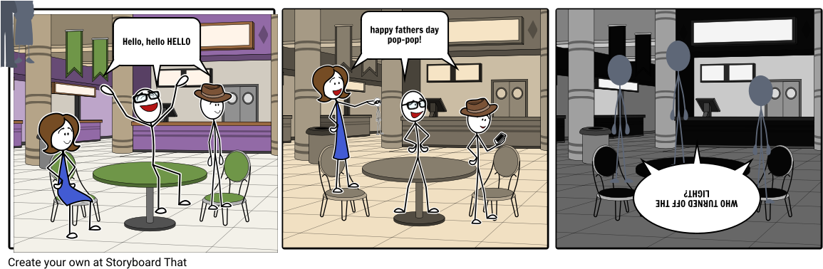 Happy Fathgers Day, Grandpa - Cartoon (1164x385), Png Download