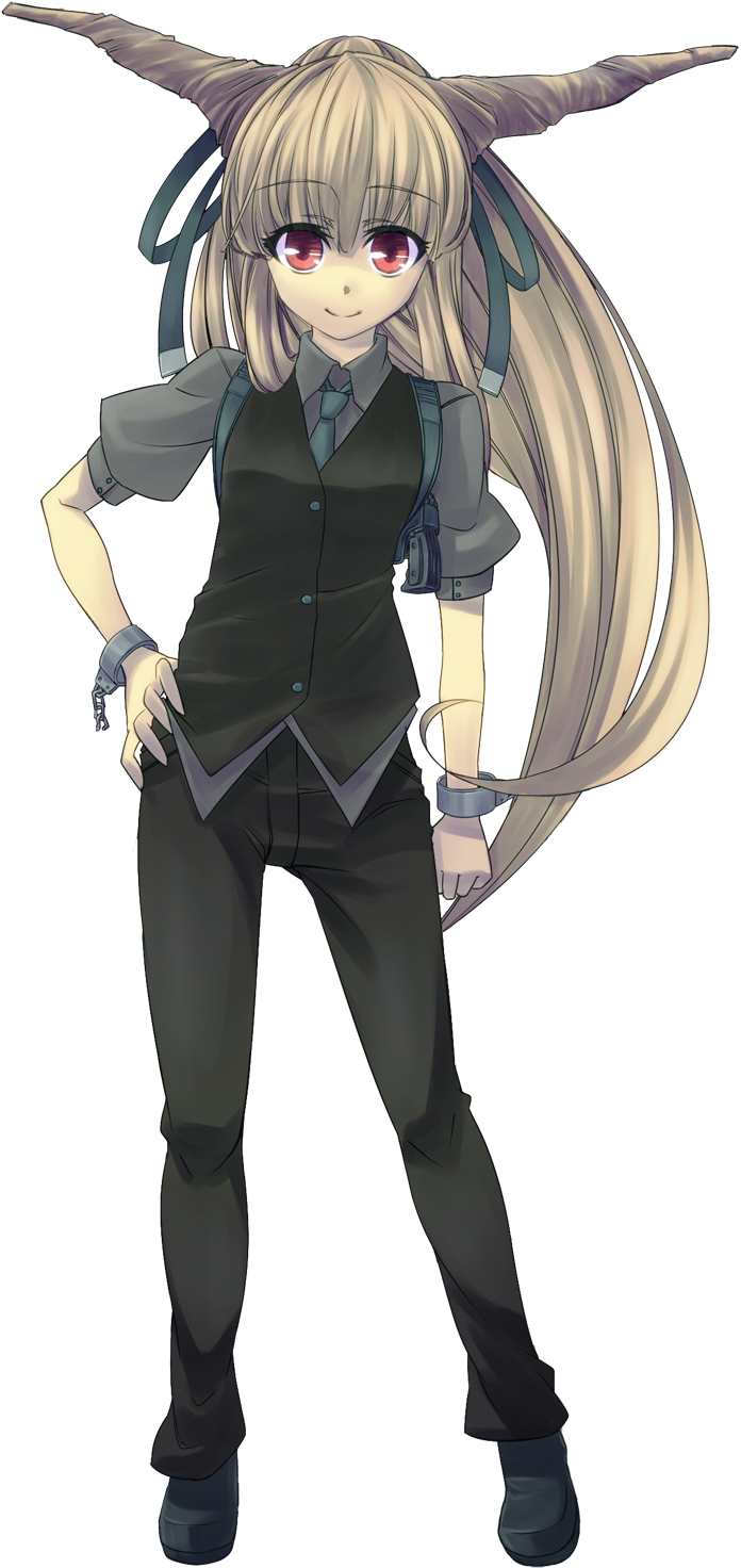 Ibuki Suika Drawn By Kingumokemoke - Anime (799x1600), Png Download