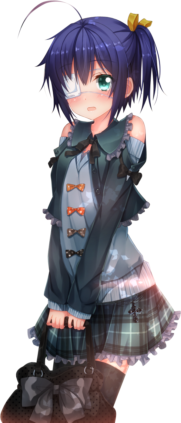 72 Mb Png - Love Chunibyo And Other Delusions (613x1401), Png Download