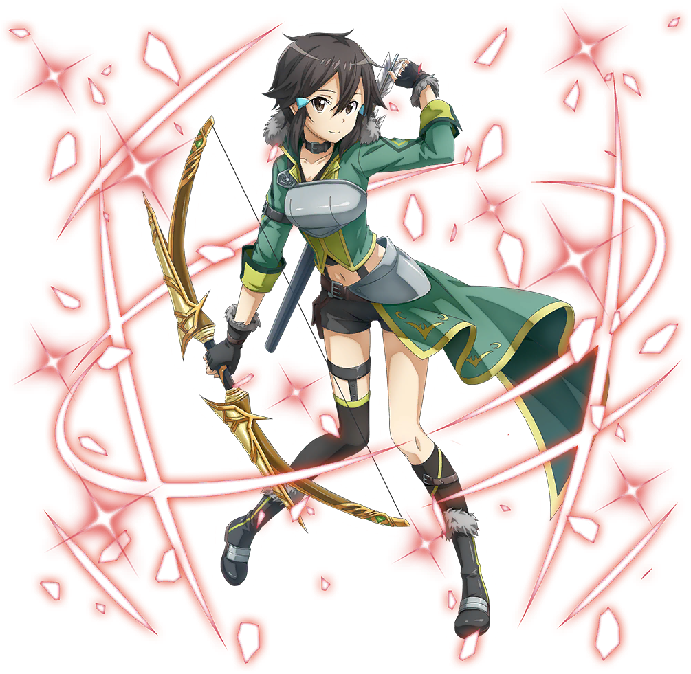 Full Sized Pictures Of Sinon, Yuuki, Silica And Lisbeth - Cartoon (1024x1024), Png Download