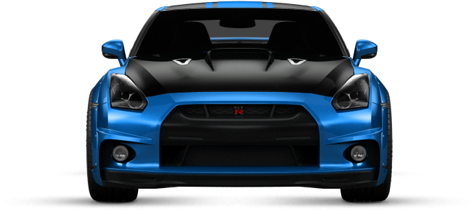 Nissan Gt-r'10 By Lorddy Sinon - Nissan Gt-r (1004x373), Png Download