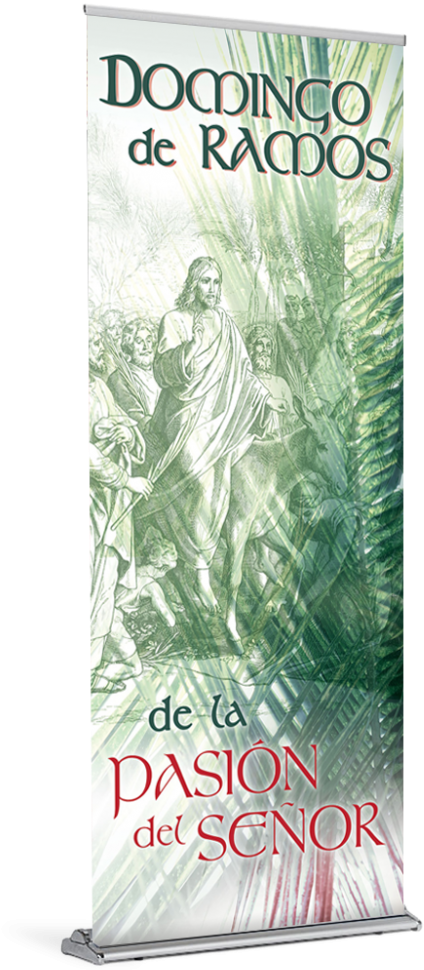 Banner Palm 17 A Spn - Palm Sunday Clip Art (1024x1024), Png Download