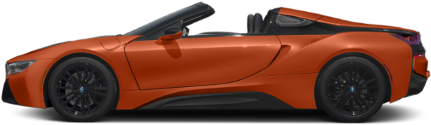 New 2019 Bmw I8 Roadster - Black Bmw I8 Convertible (640x480), Png Download