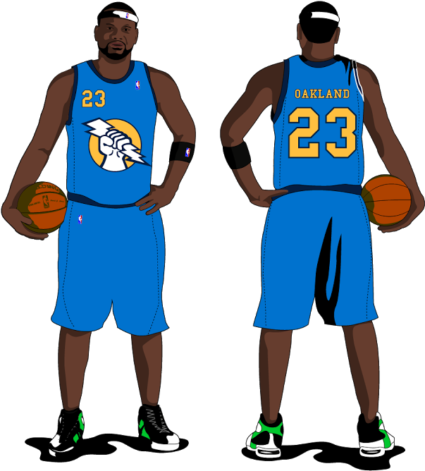 Oakland Invaders1 Powers, John - Basketball Uniform (746x746), Png Download