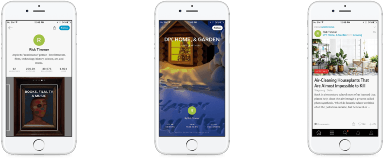 Tapptitude's App Of The Week Flipboard Personal On - Iphone (1024x414), Png Download