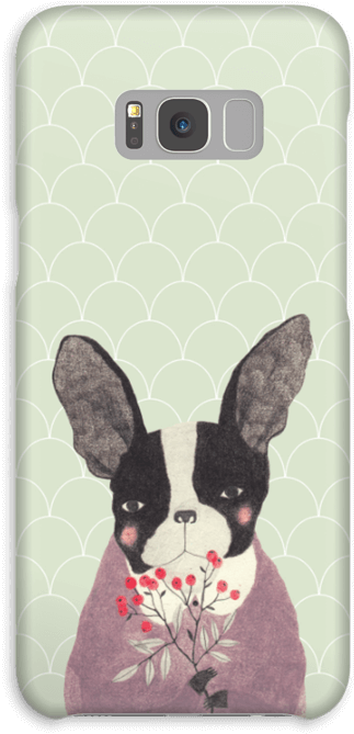 French Bulldog Case Galaxy S8 Plus - Boston Terrier (425x800), Png Download