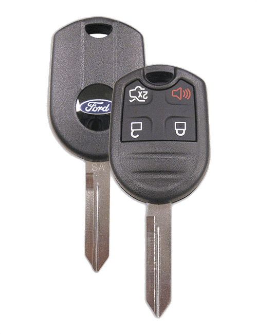 Ford Remote Head Key - Ford F350 Key (500x650), Png Download