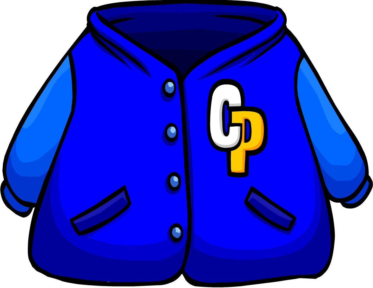 Vector Royalty Free Stock Collection Of Blue High Quality - Club Penguin Jacket (1240x960), Png Download