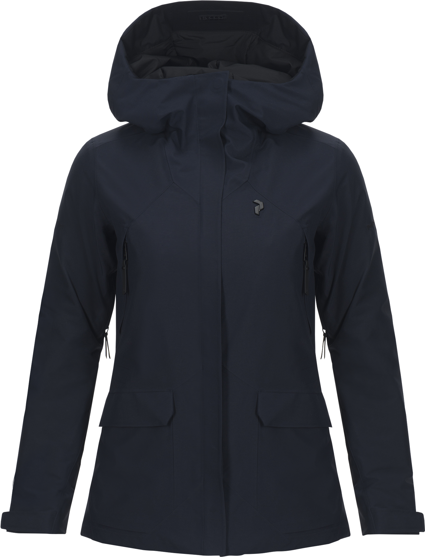 Blizz Women´s Padded Ski Jacket, Goretex Salute Blue - Peak Performance (1500x2000), Png Download