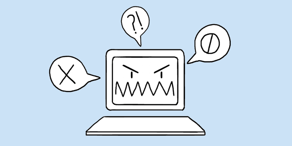 Why Do People Cyber Self Harm - Cartoon (1200x600), Png Download