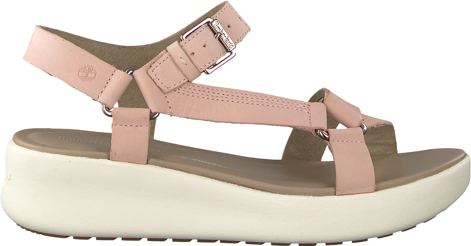 Pink Timberland Sandals Los Angeles Wind Spo Womens - Sandal (1500x798), Png Download