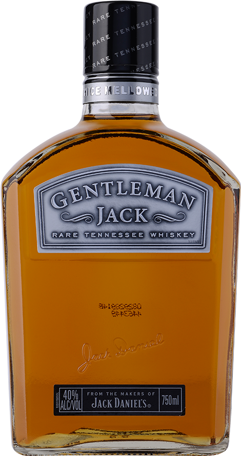 Gentleman Jack Double Mellowed Tennessee Whisky 1l - Jack Daniels Gentleman 375ml (652x1060), Png Download